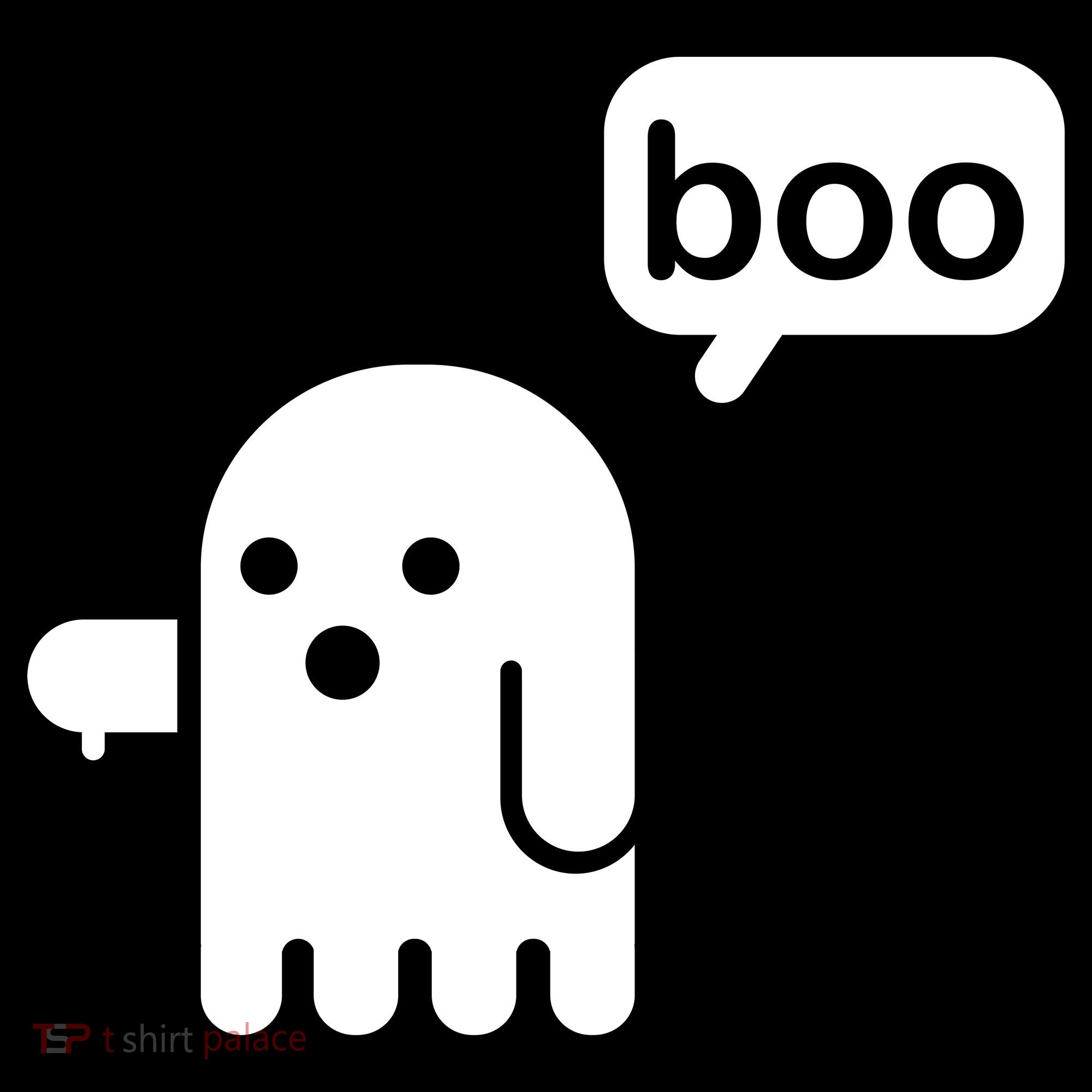 Ghost Boo Thumbs Down Ornament