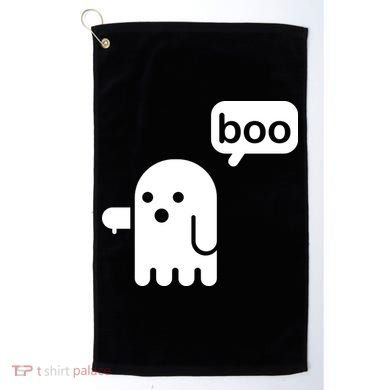 Ghost Boo Thumbs Down Golf Towel