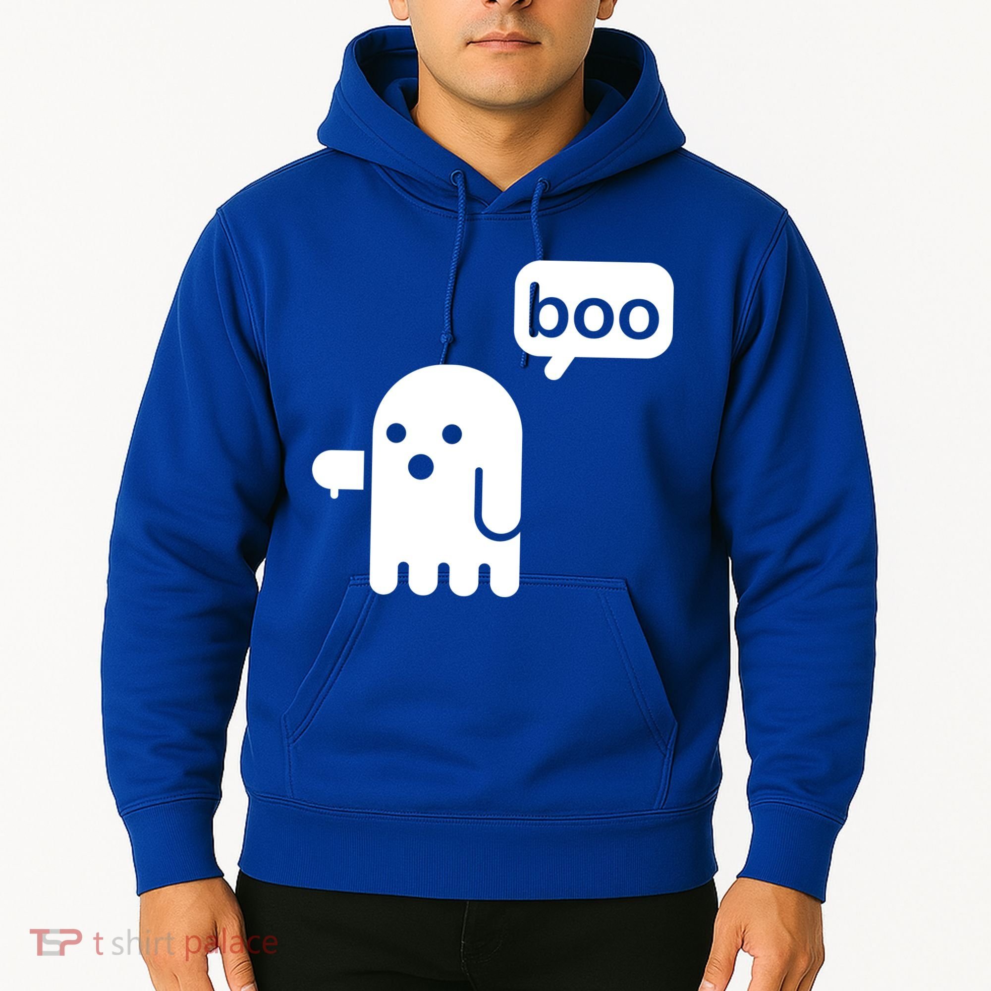 Ghost Boo Thumbs Down Hoodie