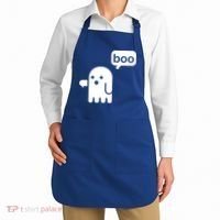 Ghost Boo Thumbs Down Apron thumb 2