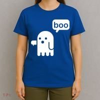 Ghost Boo Thumbs Down T-Shirt thumb 4