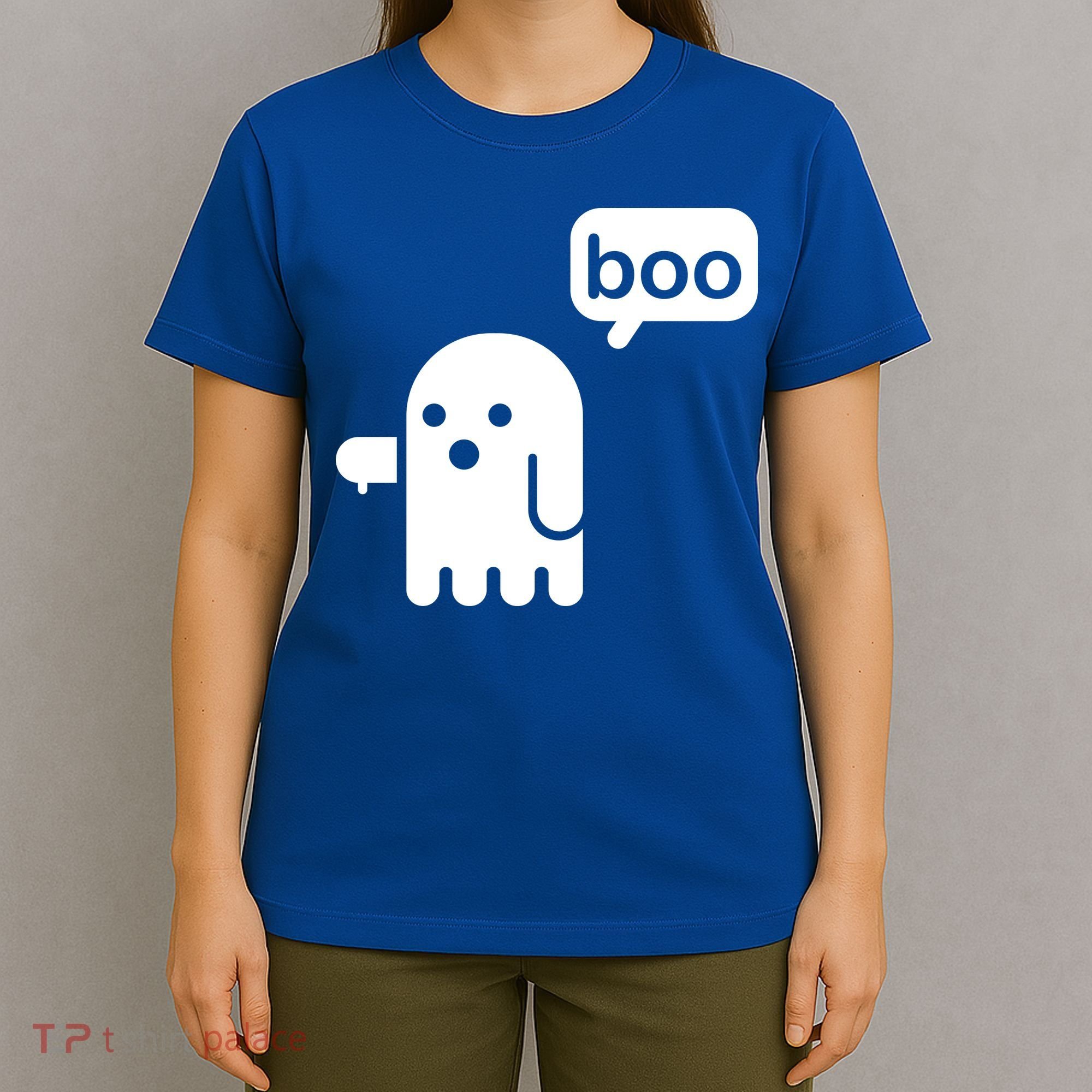 Ghost Boo Thumbs Down T-Shirt