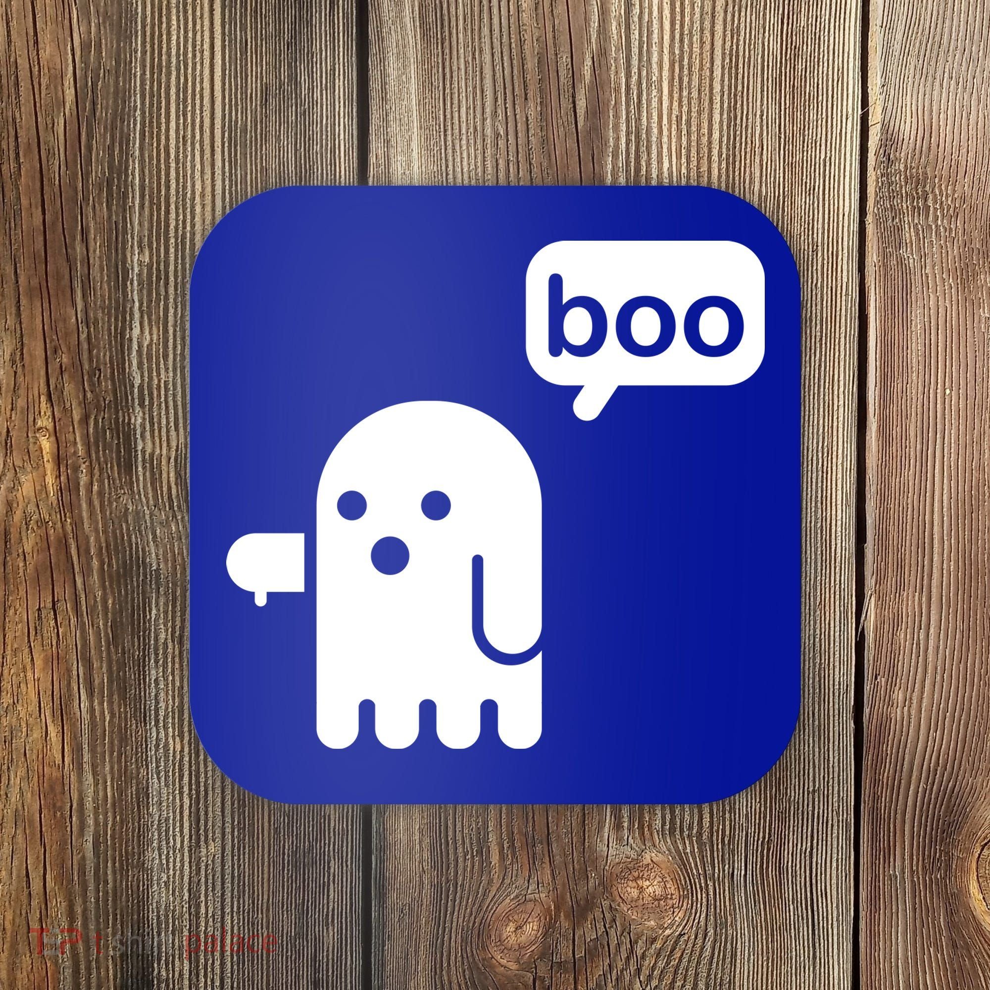 Ghost Boo Thumbs Down Coaster