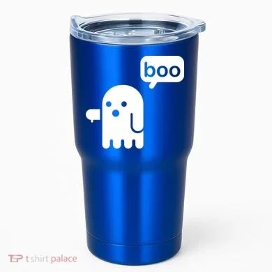 Ghost Boo Thumbs Down Tumbler