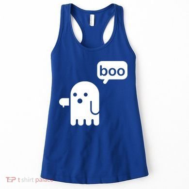 Ghost Boo Thumbs Down Women's Tank Top