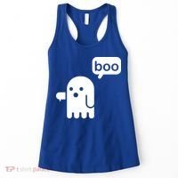 Ghost Boo Thumbs Down Women's Tank Top thumb 0