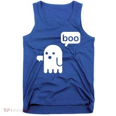 Ghost Boo Thumbs Down Tank Top