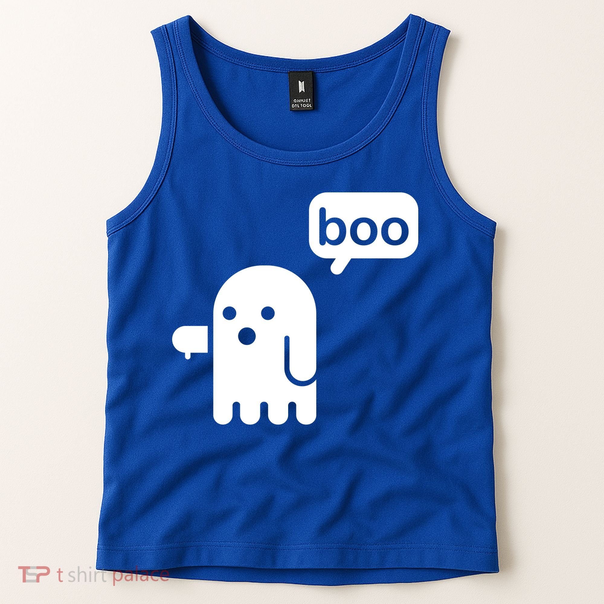 Ghost Boo Thumbs Down Tank Top