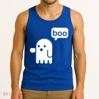 Ghost Boo Thumbs Down Tank Top thumb 3