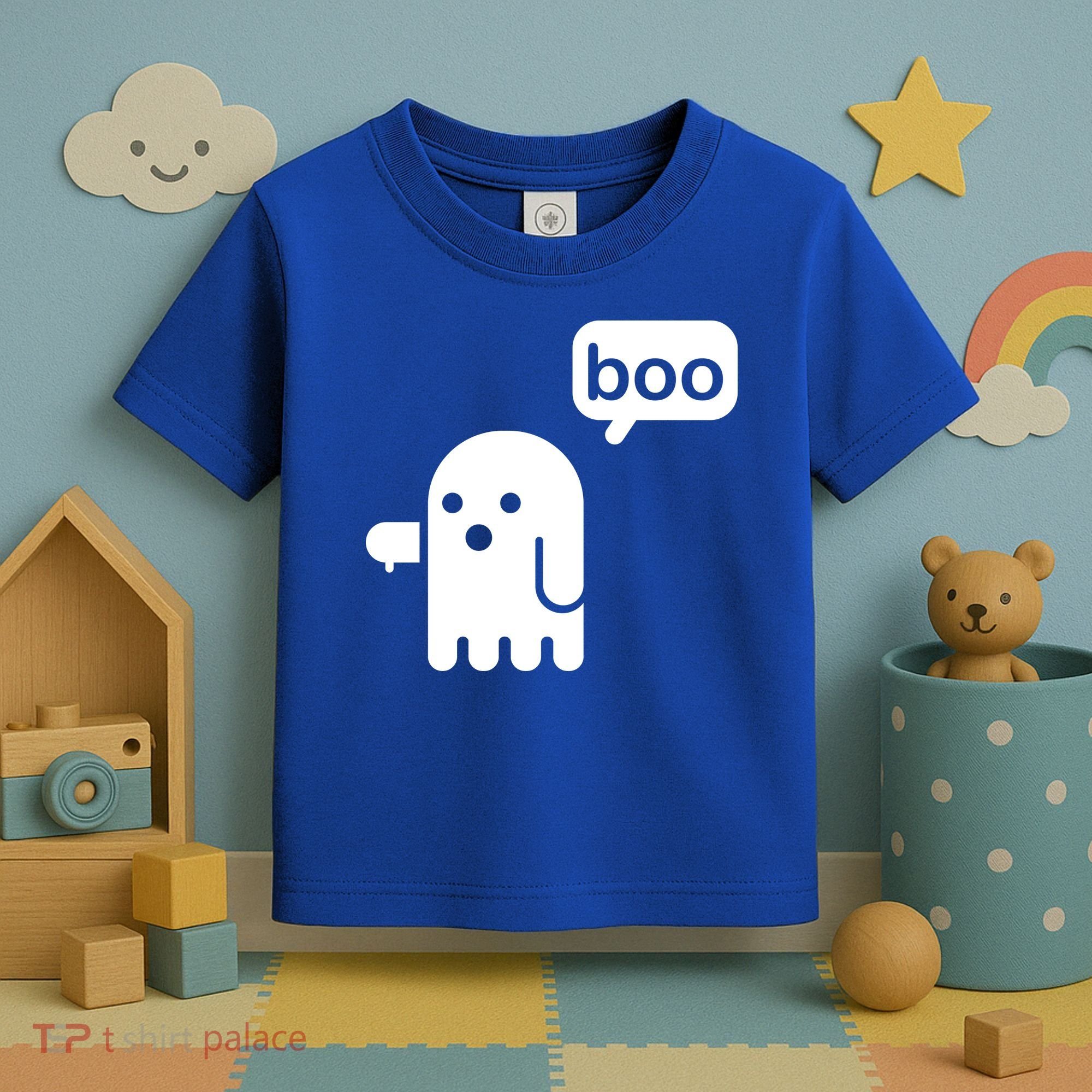 Ghost Boo Thumbs Down Toddler T-Shirt