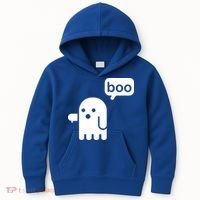 Ghost Boo Thumbs Down Kids Hoodie thumb 0