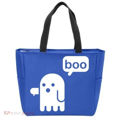 Ghost Boo Thumbs Down Tote Bag