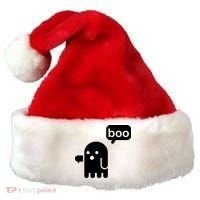 Ghost Boo Thumbs Down Santa Hat thumb 0
