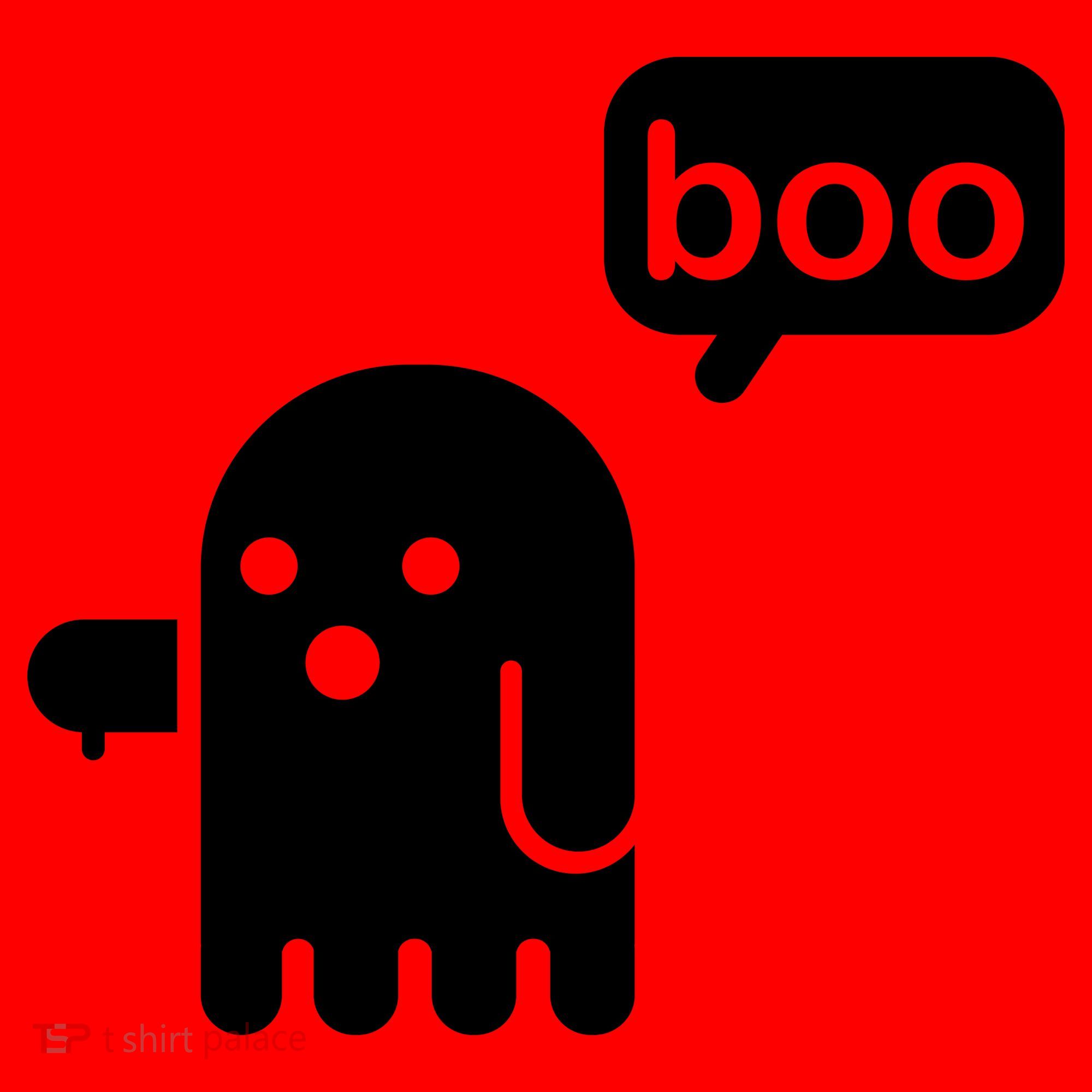 Ghost Boo Thumbs Down Santa Hat