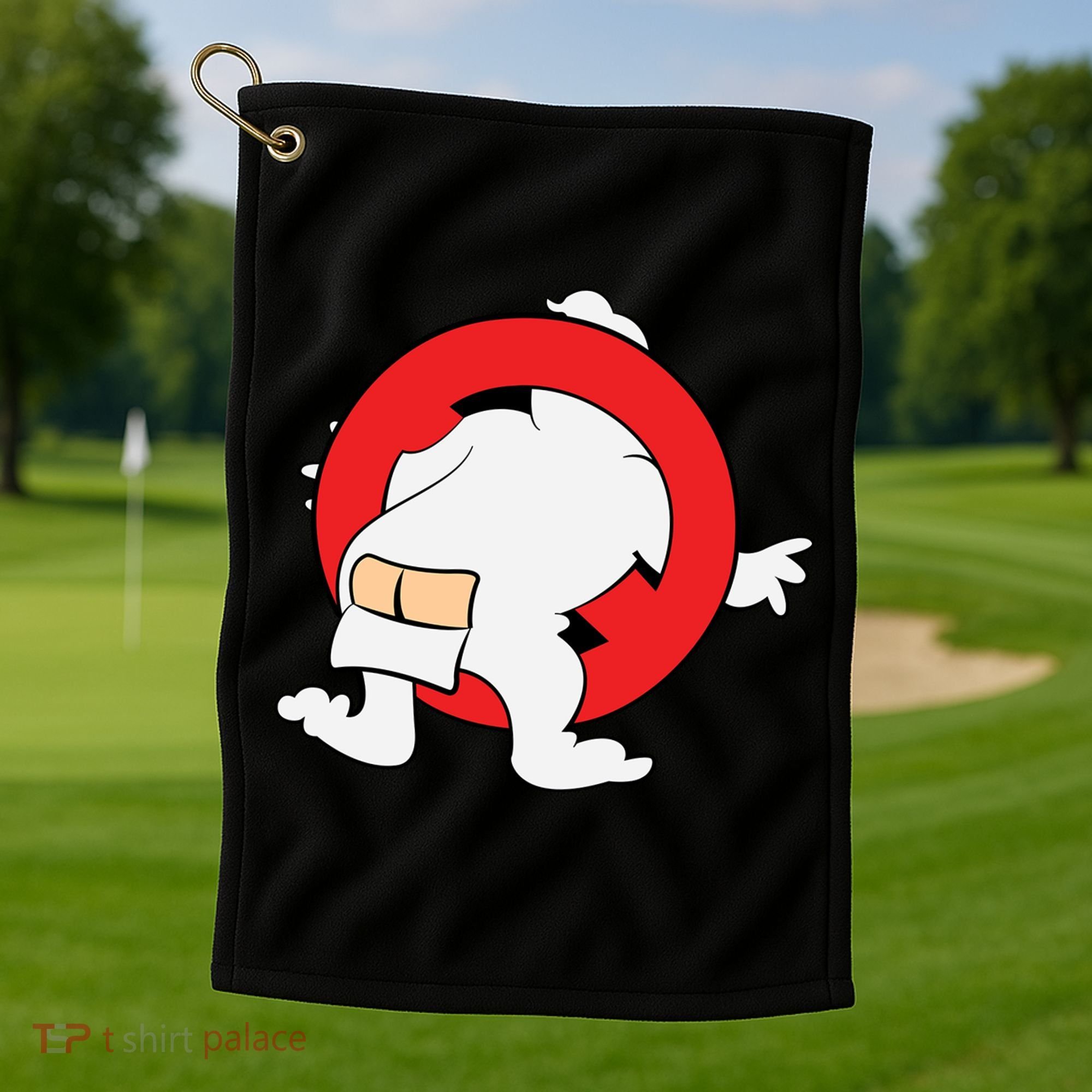 Ghost Buster Behind  Golf Towel