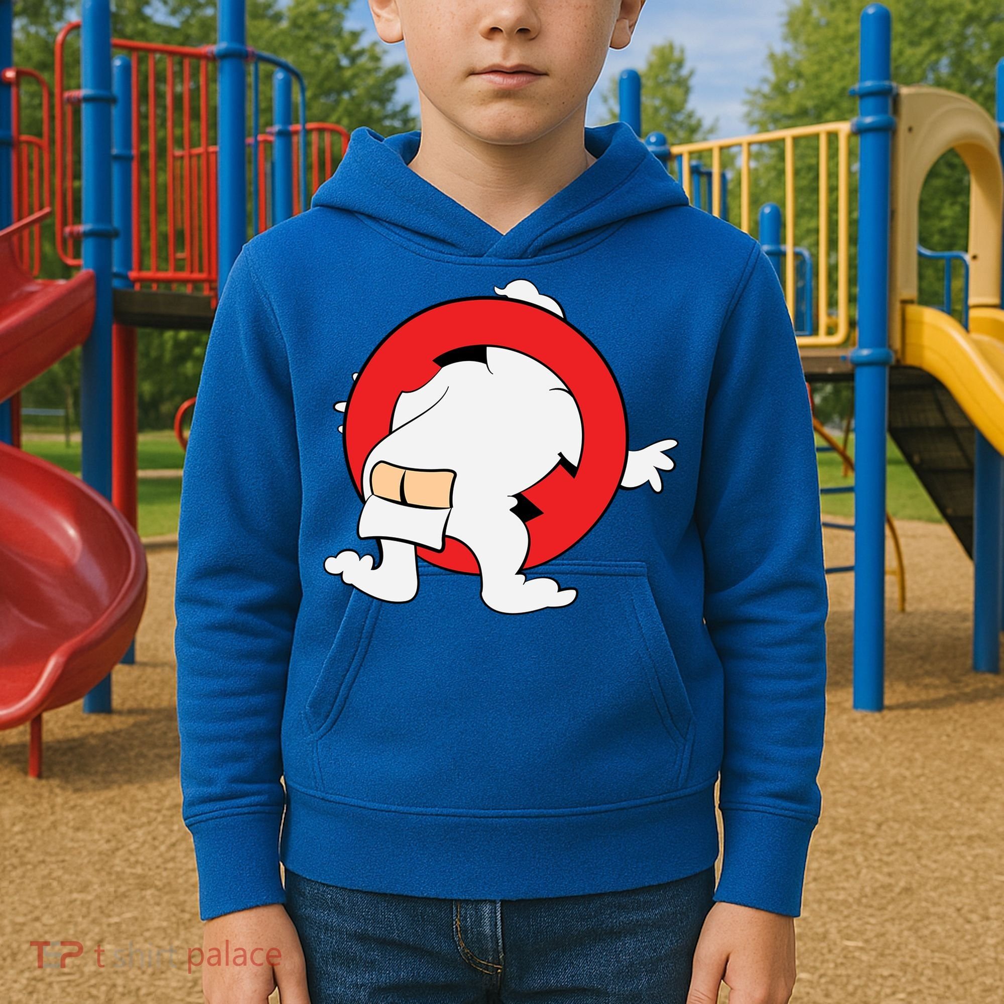 Ghost Buster Behind  Kids Hoodie
