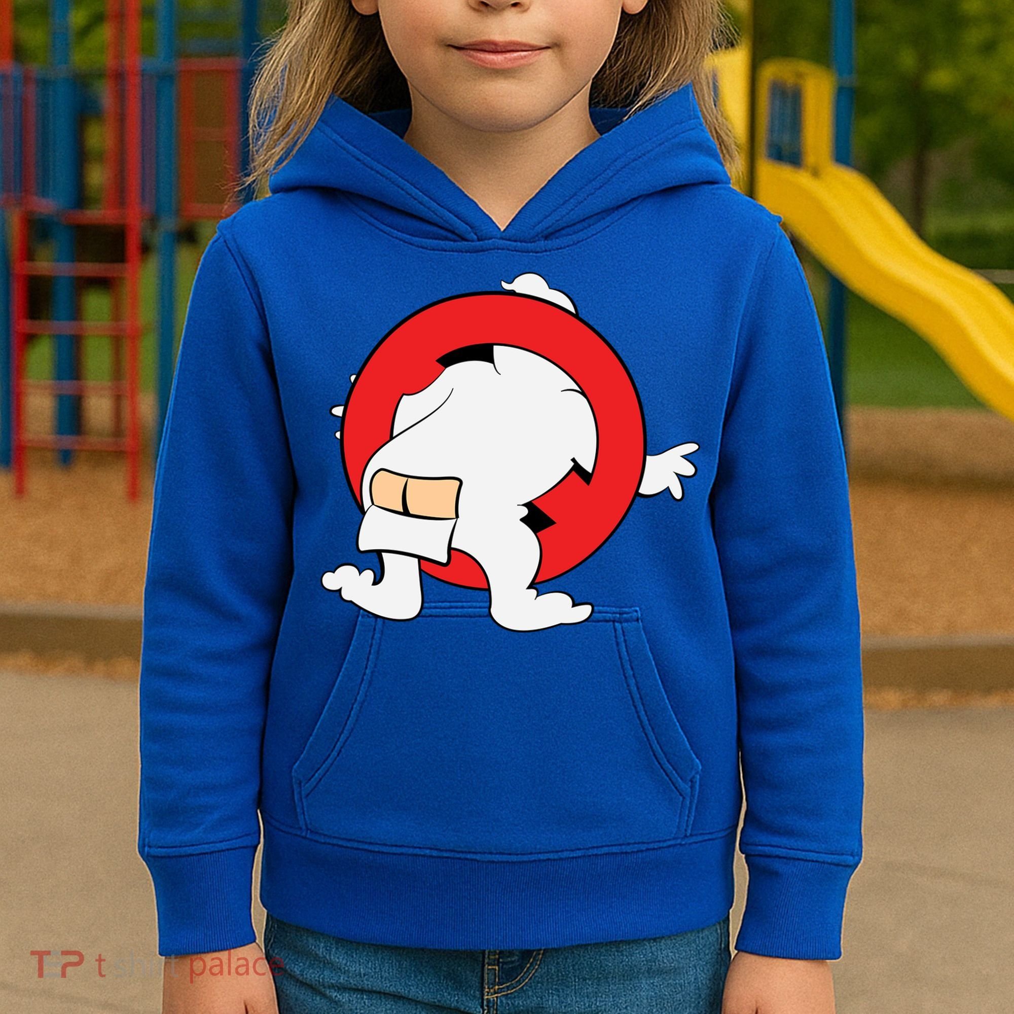Ghost Buster Behind  Kids Hoodie