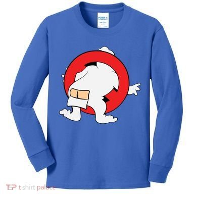 Ghost Buster Behind  Kids Long Sleeve Shirt