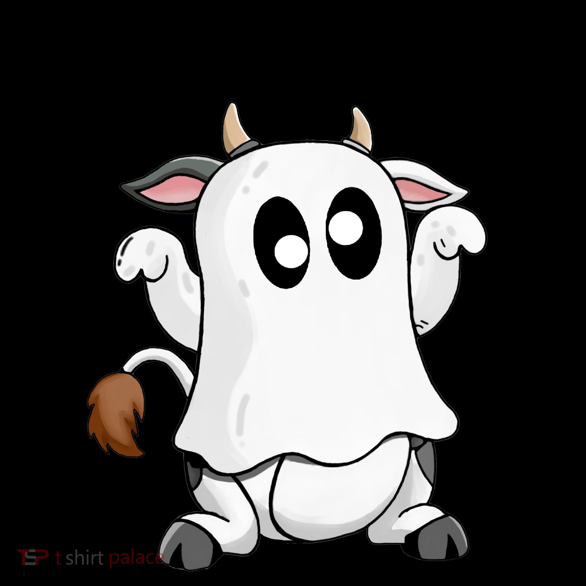 Ghost Cow Moo I Mean Bo Funny Halloween Coffee Mug