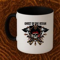 Ghost of the Ocean Pirate Coffee Mug thumb 2