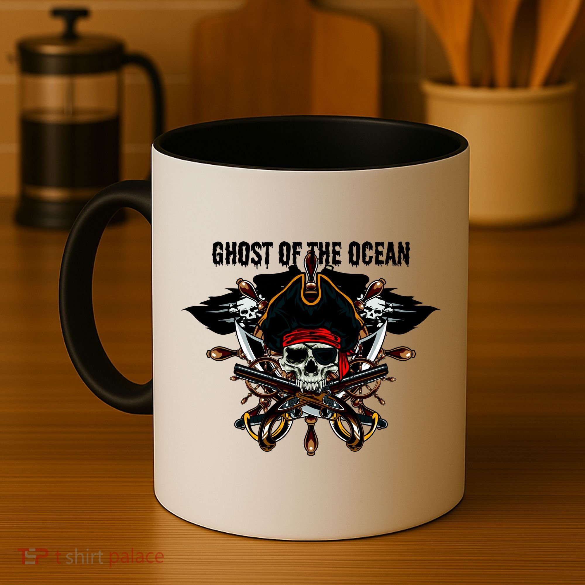 Ghost of the Ocean Pirate Coffee Mug