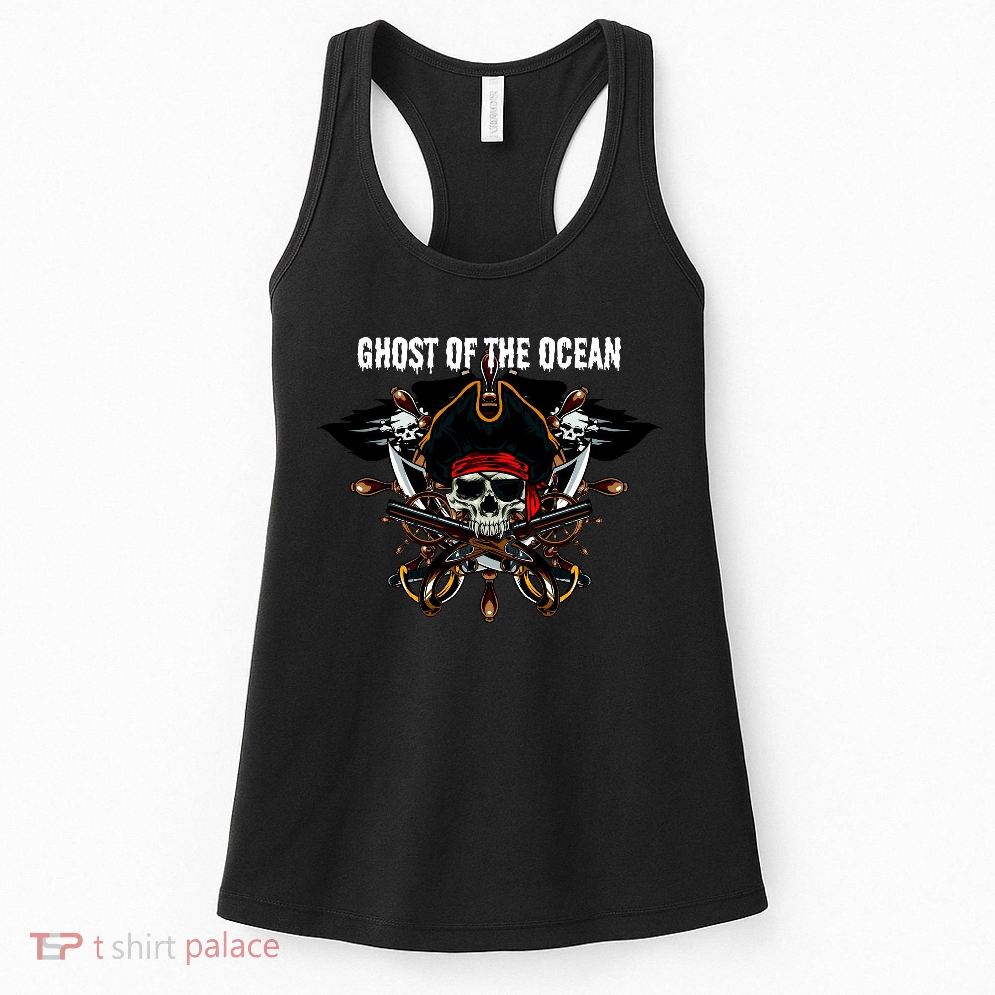 Ghost of the Ocean Pirate Women's Tank Top