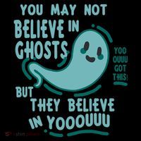 Ghosts Believe In You Funny Halloween Coffee Mug thumb 5