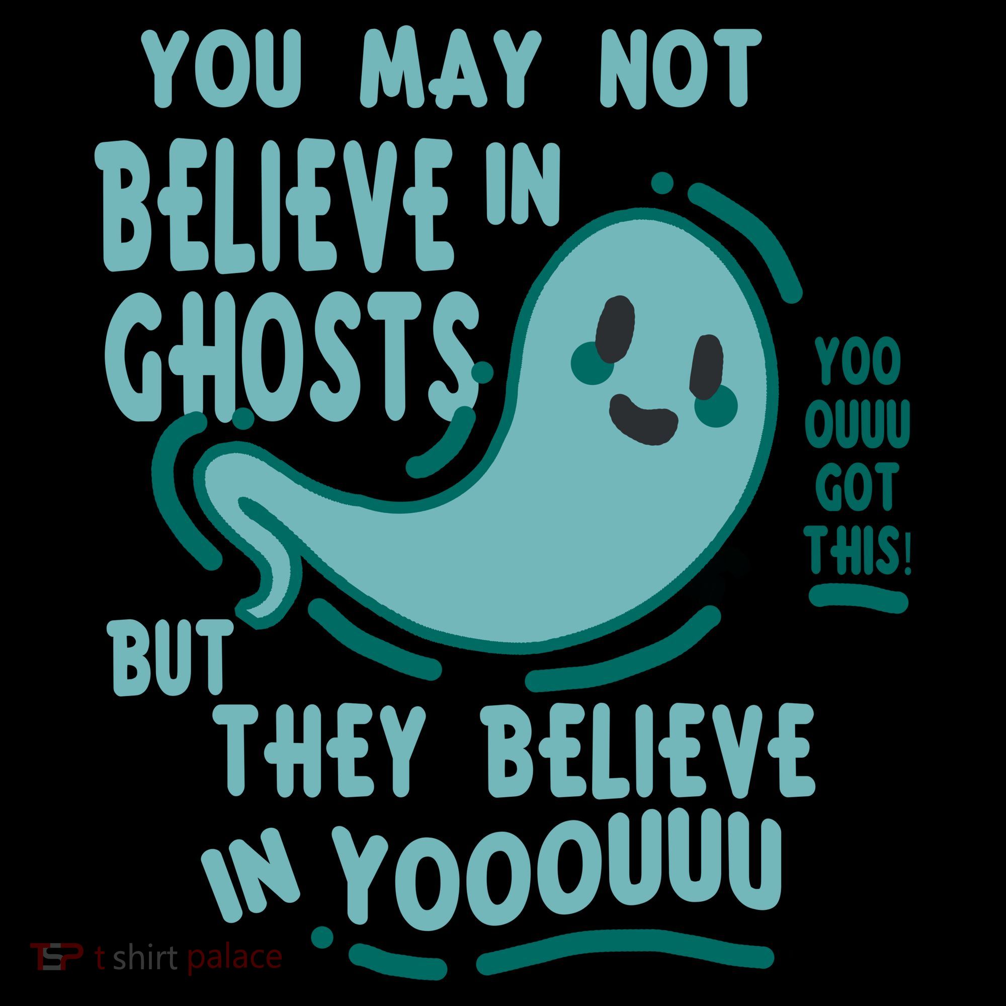 Ghosts Believe In You Funny Halloween Coffee Mug