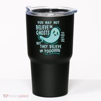 Ghosts Believe In You Funny Halloween Tumbler thumb 0