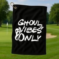Ghoul Vibes Only Golf Towel thumb 1