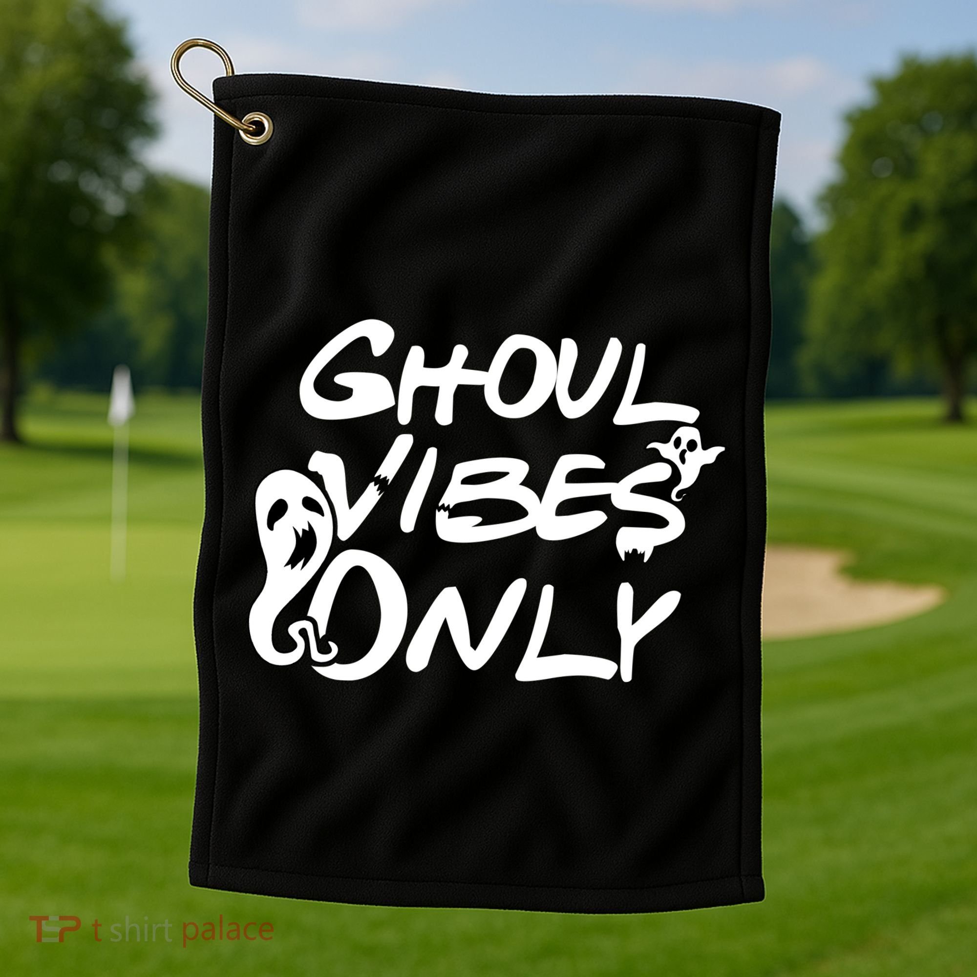 Ghoul Vibes Only Golf Towel