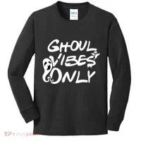 Ghoul Vibes Only Kids Long Sleeve Shirt thumb 0
