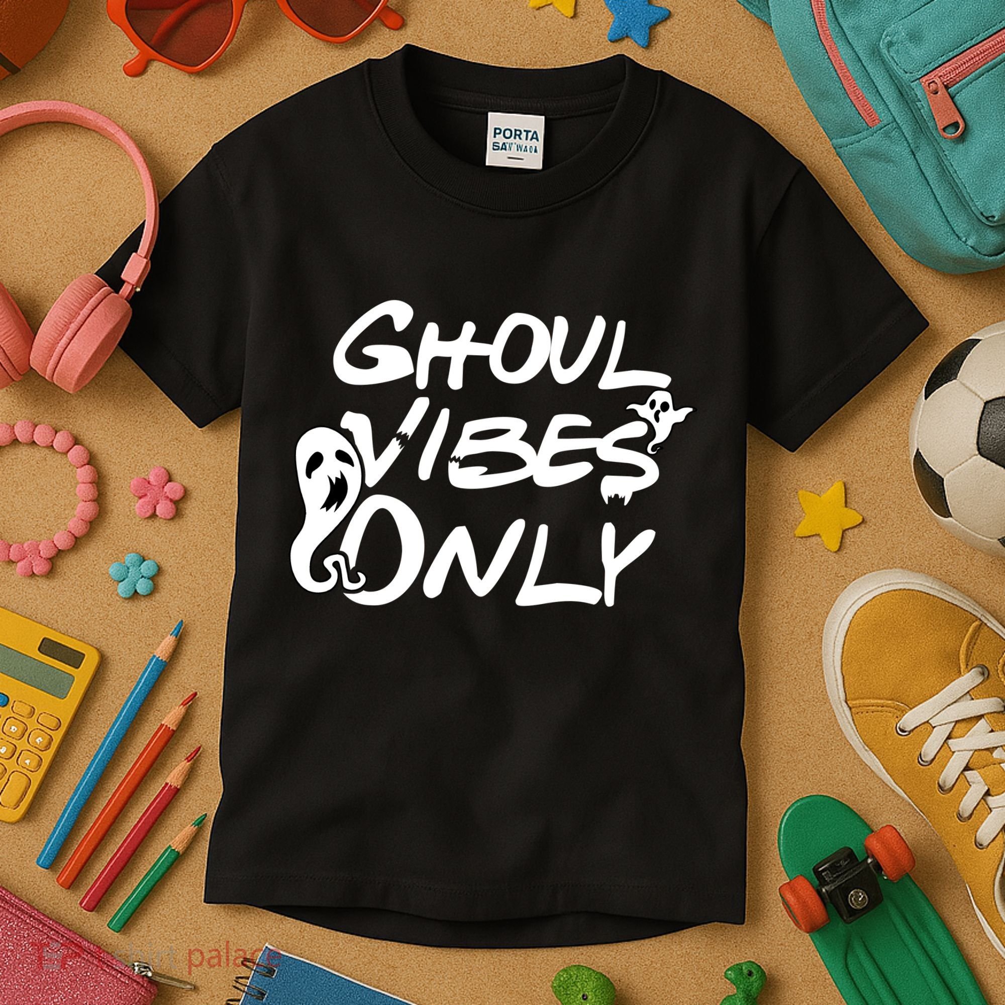 Ghoul Vibes Only Kids T-Shirt