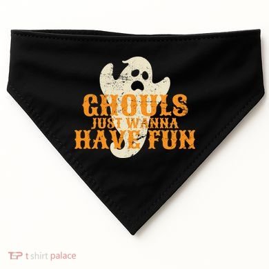 Ghouls Just Wanna Have Fun USA-Made Doggie Bandana