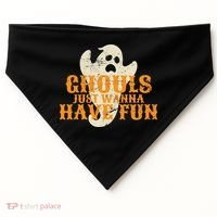 Ghouls Just Wanna Have Fun USA-Made Doggie Bandana thumb 0
