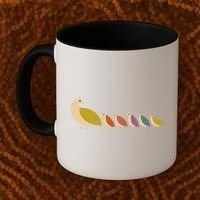 Get Happy Partridge Bird Family Coffee Mug thumb 2