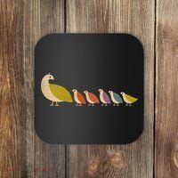 Get Happy Partridge Bird Family Coaster thumb 0
