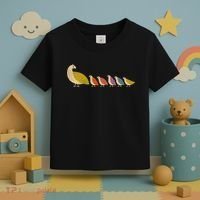 Get Happy Partridge Bird Family Toddler T-Shirt thumb 3