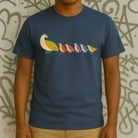 Get Happy Partridge Bird Family T-Shirt thumb 3