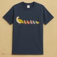 Get Happy Partridge Bird Family T-Shirt thumb 4