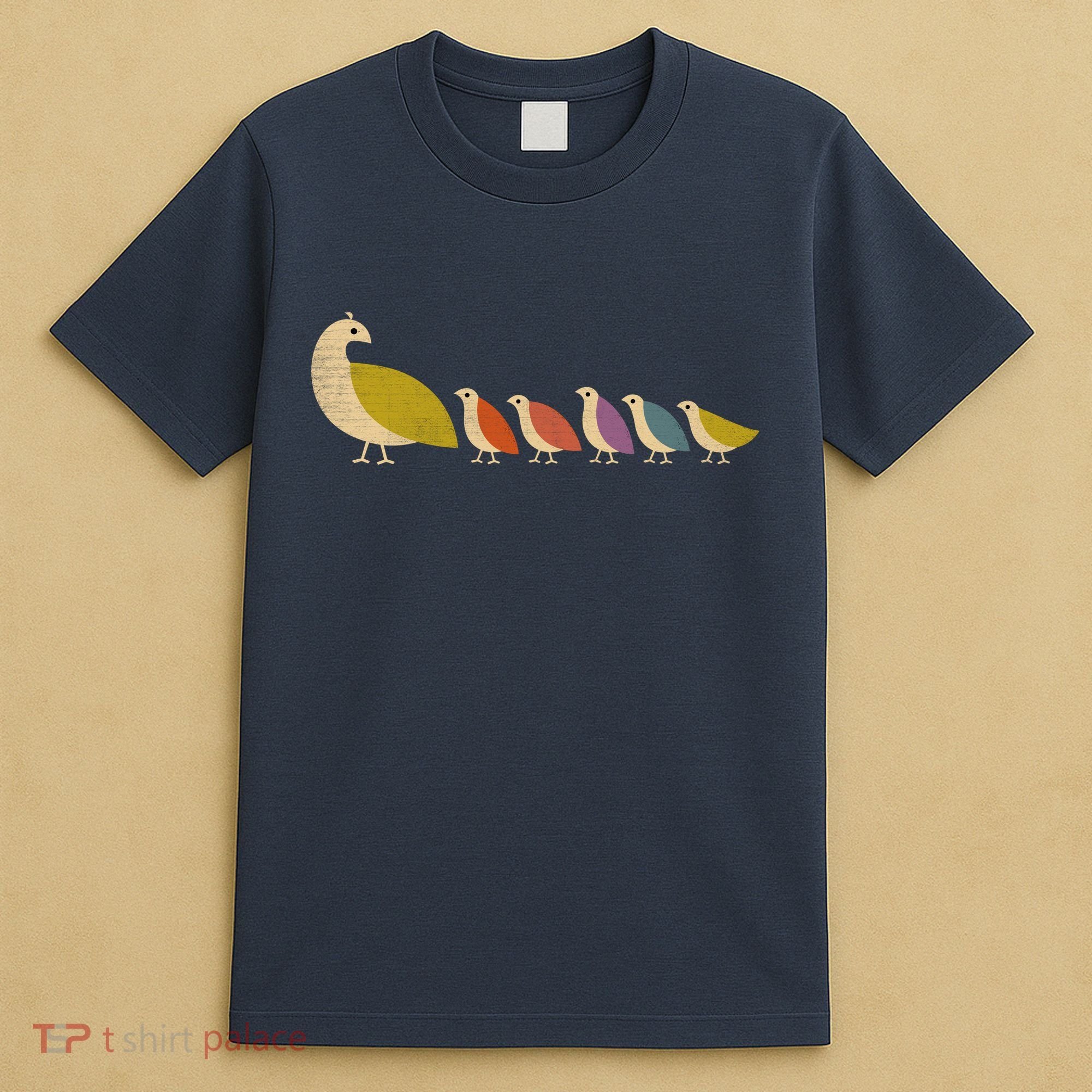 Get Happy Partridge Bird Family T-Shirt