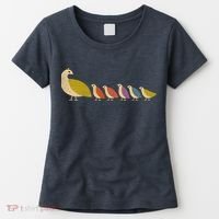 Get Happy Partridge Bird Family Women's T-Shirt thumb 0