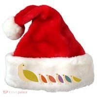 Get Happy Partridge Bird Family Santa Hat thumb 0