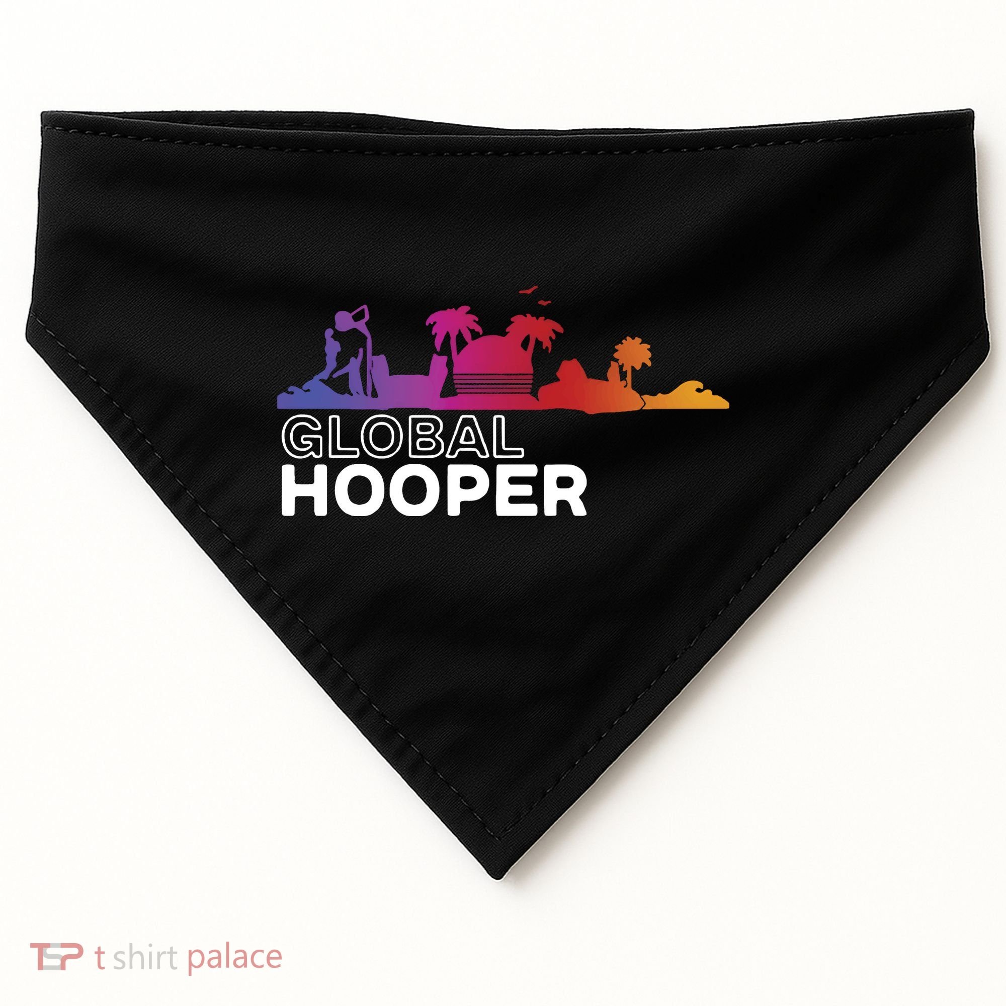 Globalhooper Hooper Paradise USA-Made Doggie Bandana