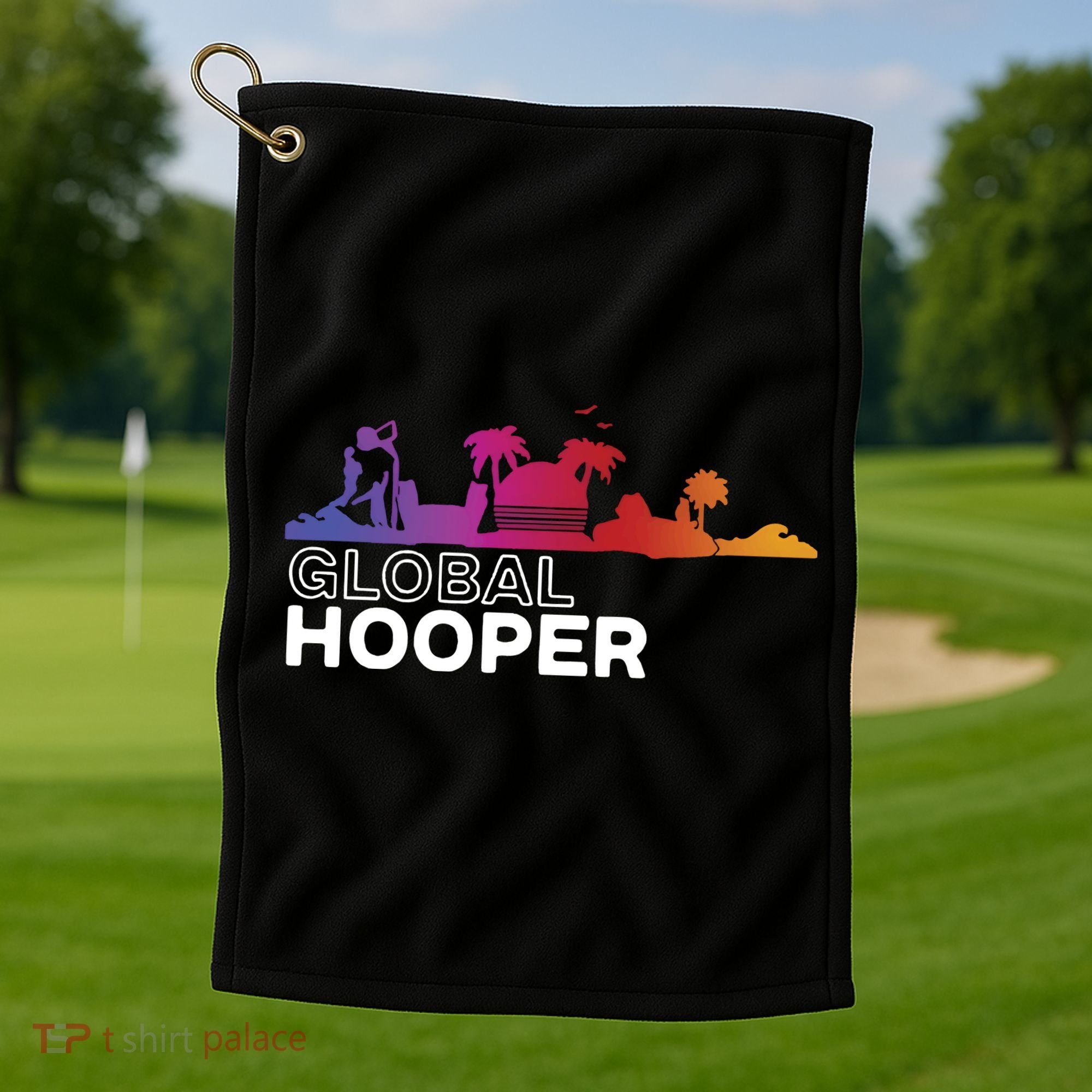 Globalhooper Hooper Paradise Golf Towel