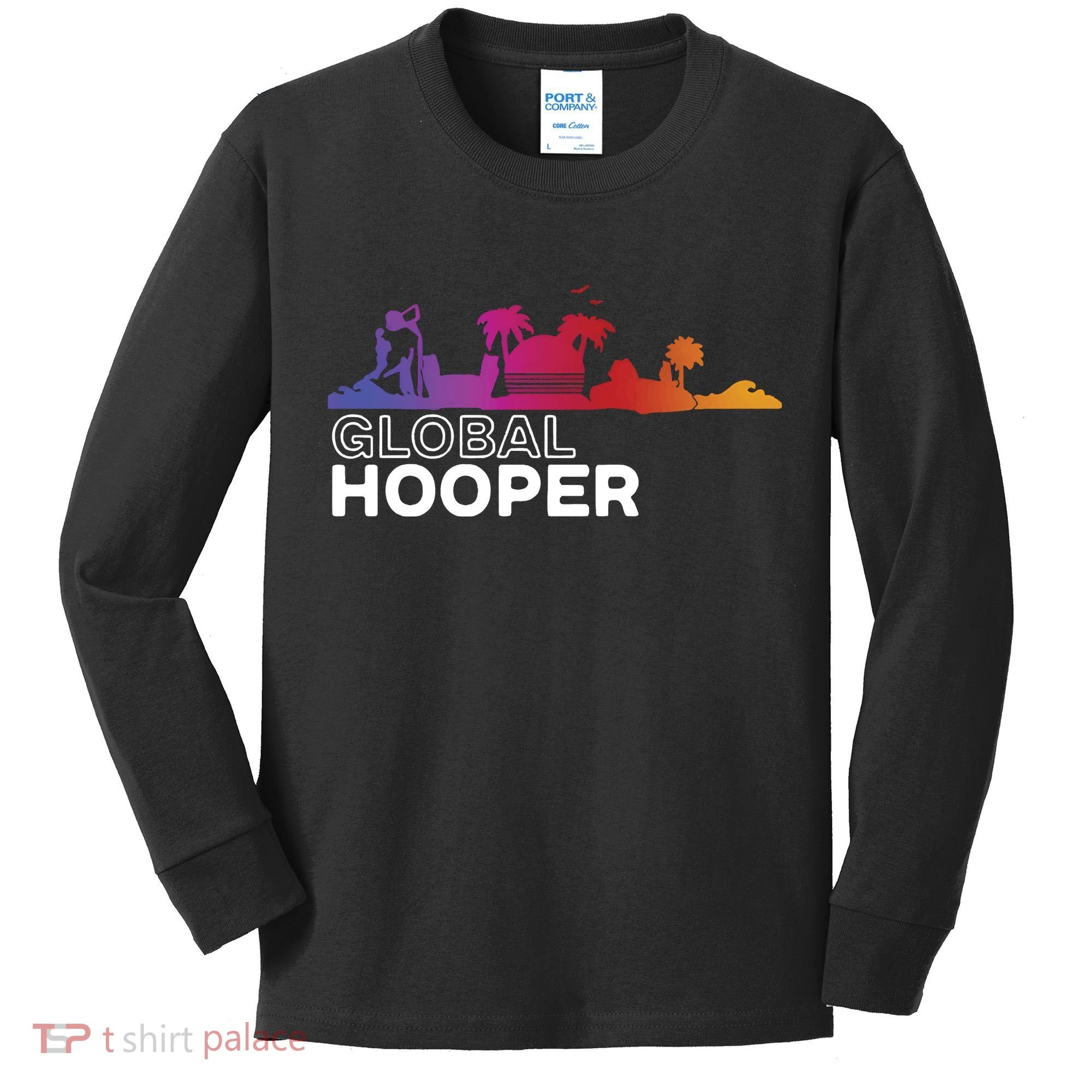 Globalhooper Hooper Paradise Kids Long Sleeve Shirt
