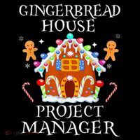 Gingerbread House Project manager Decorating Baking Xmas  USA-Made Doggie Bandana thumb 2