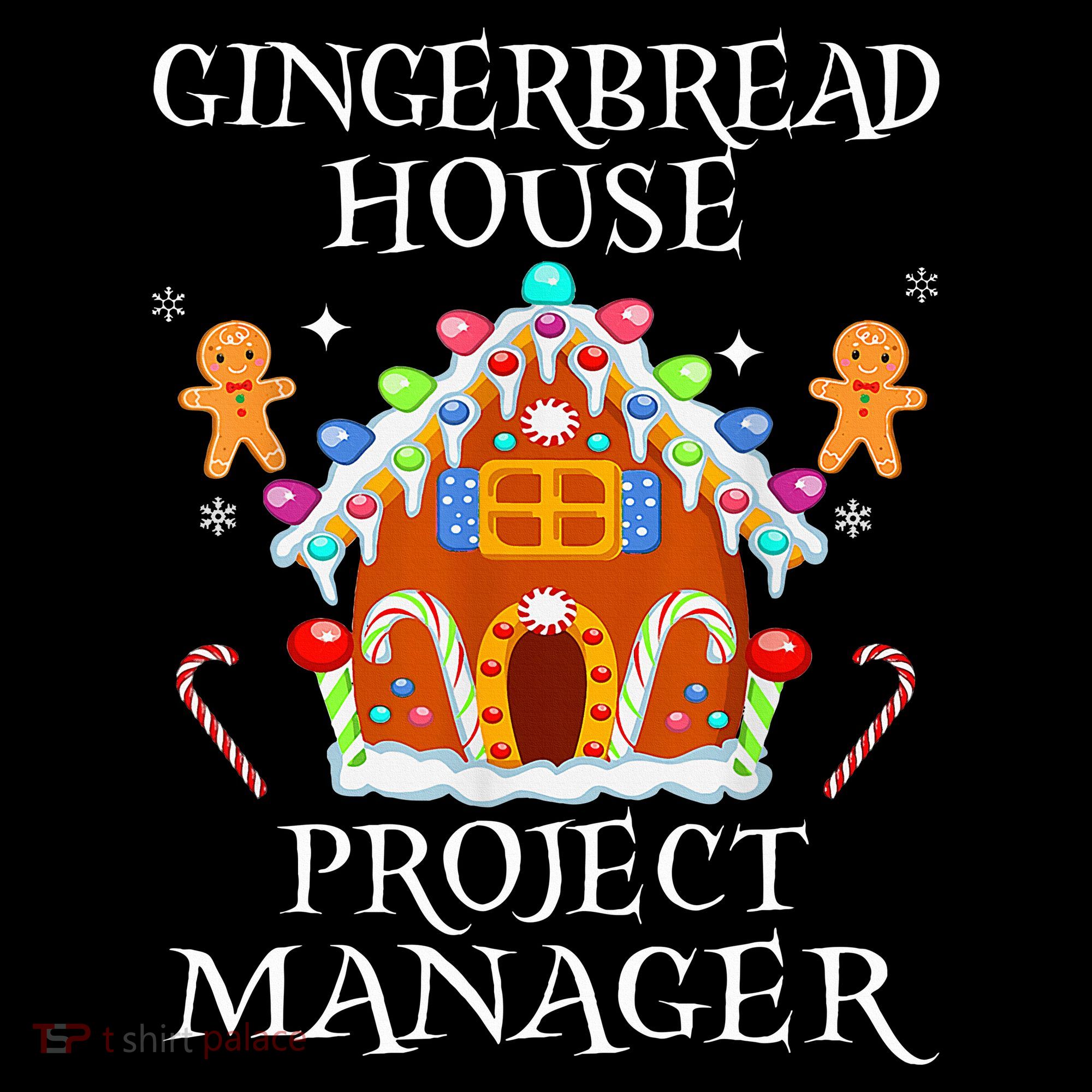 Gingerbread House Project manager Decorating Baking Xmas  Bucket Hat