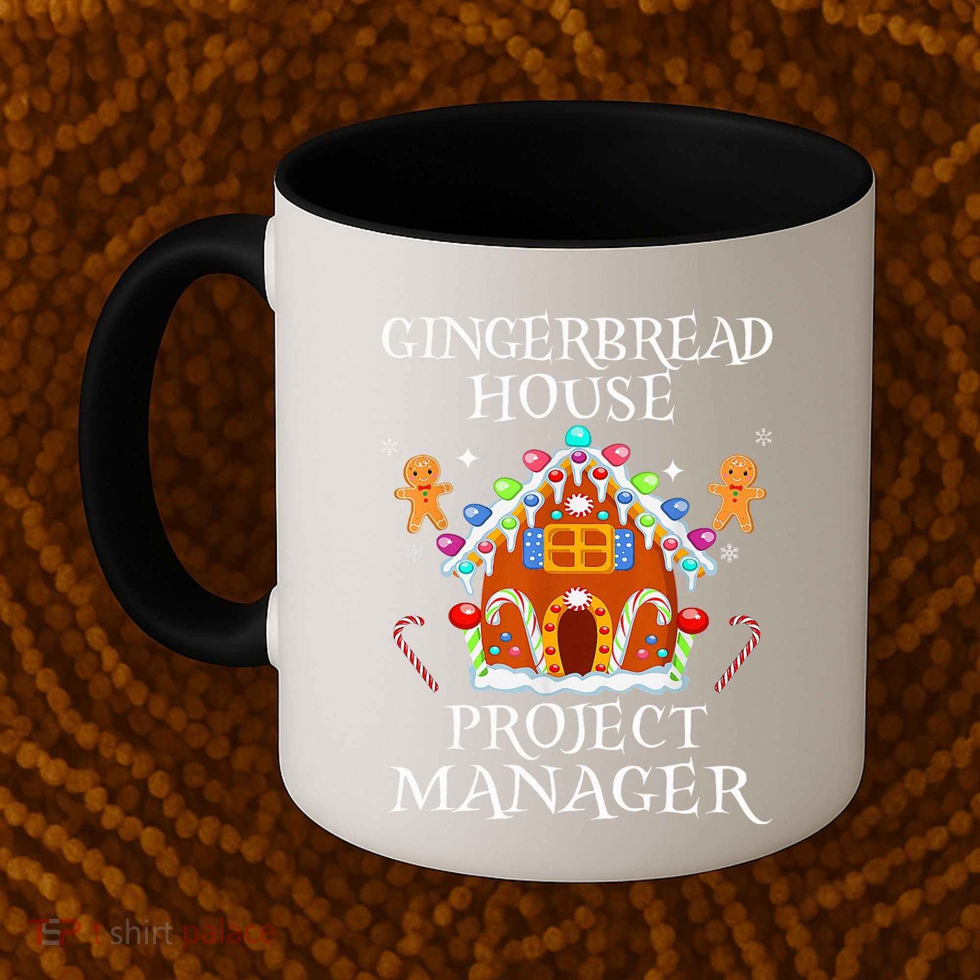 Gingerbread House Project manager Decorating Baking Xmas  Coffee Mug