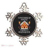 Gingerbread House Project manager Decorating Baking Xmas  Ornament thumb 0